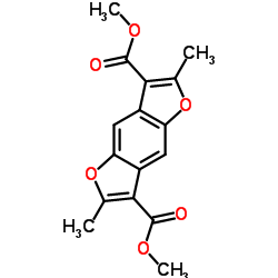 Dimethyl 2,6-dimethylfuro[2,3-f][1]benzofuran-3,7-dicarboxylate图片