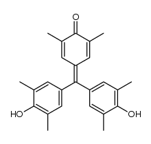 4-(4,4'-dihydroxy-3,5,3',5'-tetramethyl-benzhydrylidene)-2,6-dimethyl-cyclohexa-2,5-dienone Structure