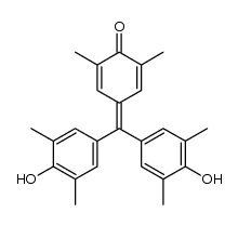 4-(4,4'-dihydroxy-3,5,3',5'-tetramethyl-benzhydrylidene)-2,6-dimethyl-cyclohexa-2,5-dienone结构式