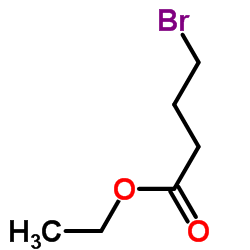 Ethyl 4-bromobutanoate structure