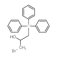 Phosphonium,(2-hydroxypropyl)triphenyl-, bromide (1:1) Structure