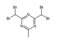 2,4-bis-dibromomethyl-6-methyl-[1,3,5]triazine Structure