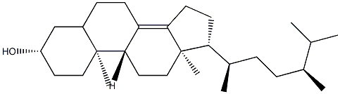 Ergost-8(14)-en-3β-ol结构式