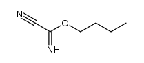 Cyanformiminobutylether Structure