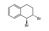 (+/-)-trans-1,2-dibromo-1,2,3,4-tetrahydronaphthalene Structure