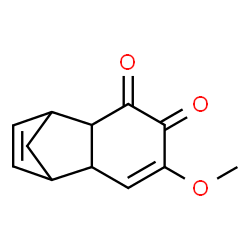 1,4-Methanonaphthalene-5,6-dione, 1,4,4a,8a-tetrahydro-7-methoxy-, endo- (8CI)结构式