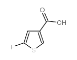 5-氟-3-噻吩羧酸结构式