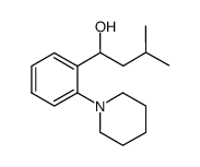 3-methyl-1-(2-(1-piperidinyl)phenyl)butan-1-ol Structure