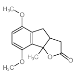 5,8-dimethoxy-8b-methyl-3a,4-dihydro-3H-indeno[1,2-b]furan-2-one Structure