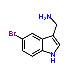 1-(5-Bromo-1H-indol-3-yl)methanamine Structure