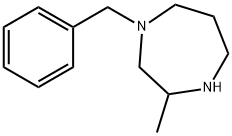 1-苄基-3-甲基-1,4-二氮杂环庚烷结构式