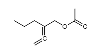 2-propyl-2,3-butadiene-1-yl acetate结构式