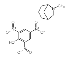 7-methyl-7-azabicyclo[3.2.1]octane; 2,4,6-trinitrophenol Structure