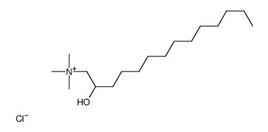 2-hydroxytetradecyl(trimethyl)azanium,chloride结构式