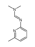 N,N-dimethyl-N'-(6-methylpyridin-2-yl)methanimidamide结构式