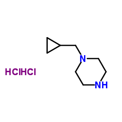 1-Cyclopropylmethylpiperazine dihydrochloride Structure