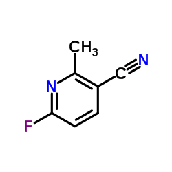 5-Cyano-2-fluoro-6-methylpyridine structure