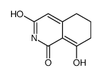 6,7-Dihydro-3-hydroxy-1,8(2H,5H)-isoquinolinedione Structure