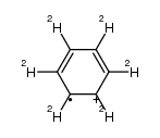 benzene-d6 radical cation Structure