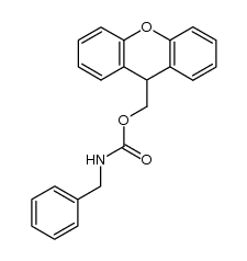 (9H-xanthen-9-yl)methyl benzylcarbamate Structure