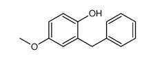 2-benzyl-4-methoxyphenol结构式