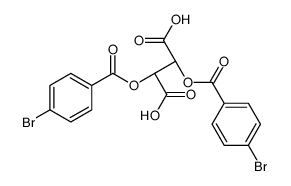 (2S,3S)-2,3-BIS((4-BROMOBENZOYL)OXY)SUCCINIC ACID结构式