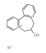 7,8-dihydro-6H-dipyrido[1,2-b:1',2'-e][1,4]diazepine-5,9-diium-7-ol,bromide结构式