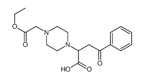 2-[4-(2-ethoxy-2-oxoethyl)piperazin-1-yl]-4-oxo-4-phenylbutanoic acid结构式