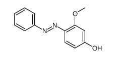 3-methoxy-4-(phenylazo)phenol Structure