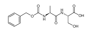 Z-Ala-Ser-OH Structure