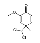 4-dichloro-2-methoxy-4-methyl-2,5-cyclohexadienone结构式