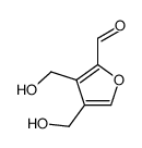3,4-bis(hydroxymethyl)furan-2-carbaldehyde结构式