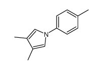 3,4-dimethyl-1-p-tolyl-pyrrole Structure