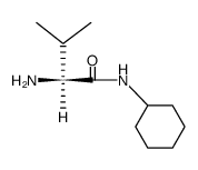 L-N-cyclohexylvalinamide Structure