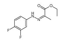 ethyl 2-[(3,4-difluorophenyl)hydrazinylidene]propanoate Structure