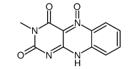 3-methyl-5-oxido-1H-benzo[g]pteridin-5-ium-2,4-dione Structure