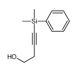 4-[dimethyl(phenyl)silyl]but-3-yn-1-ol Structure