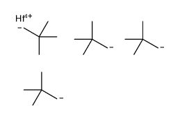 hafnium(4+),2-methanidyl-2-methylpropane结构式