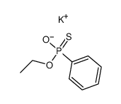 potassium O-ethyl phenylphosphonothioate Structure