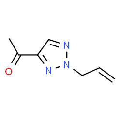 Ethanone, 1-[2-(2-propenyl)-2H-1,2,3-triazol-4-yl]- (9CI) structure