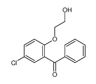 [5-chloro-2-(2-hydroxyethoxy)phenyl]-phenylmethanone结构式