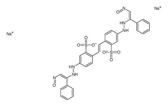 disodium 4,4'-bis[[2-(hydroxyimino)-1-phenylethylidene]hydrazino]stilbene-2,2'-disulphonate picture