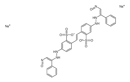 disodium 4,4'-bis[[2-(hydroxyimino)-1-phenylethylidene]hydrazino]stilbene-2,2'-disulphonate结构式