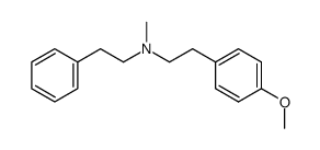 4-Methoxy-N-methyl-N-(2-phenylethyl)benzeneethanamine structure