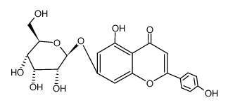 apigenin-7-O-β-D-allopyranoside Structure