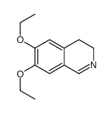 6,7-diethoxy-3,4-dihydroisoquinoline结构式