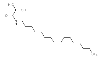 Propanamide,N-hexadecyl-2-hydroxy- structure