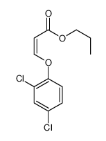 propyl (E)-3-(2,4-dichlorophenoxy)prop-2-enoate结构式