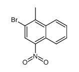 2-bromo-1-methyl-4-nitro-naphthalene结构式