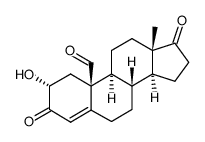2α-hydroxy-19-oxoandrost-4-ene-3,17-dione结构式